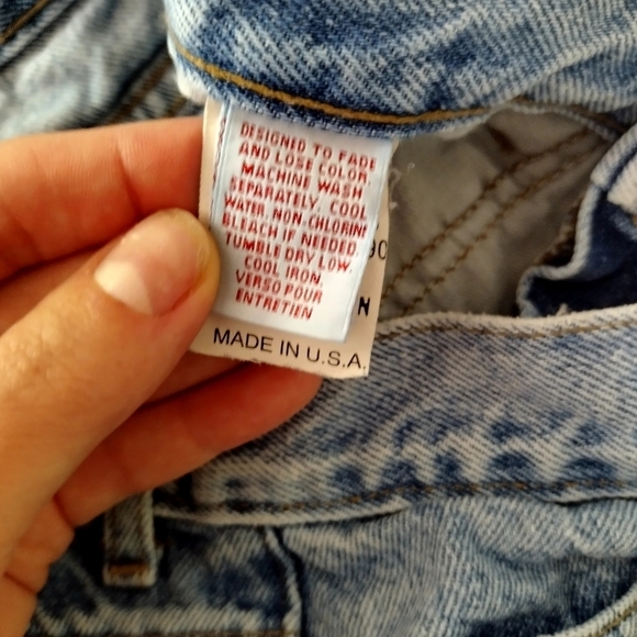 Vintage marithe francois girbaud Straight Leg jeans usa Sz 6 - Picture 8 of 13